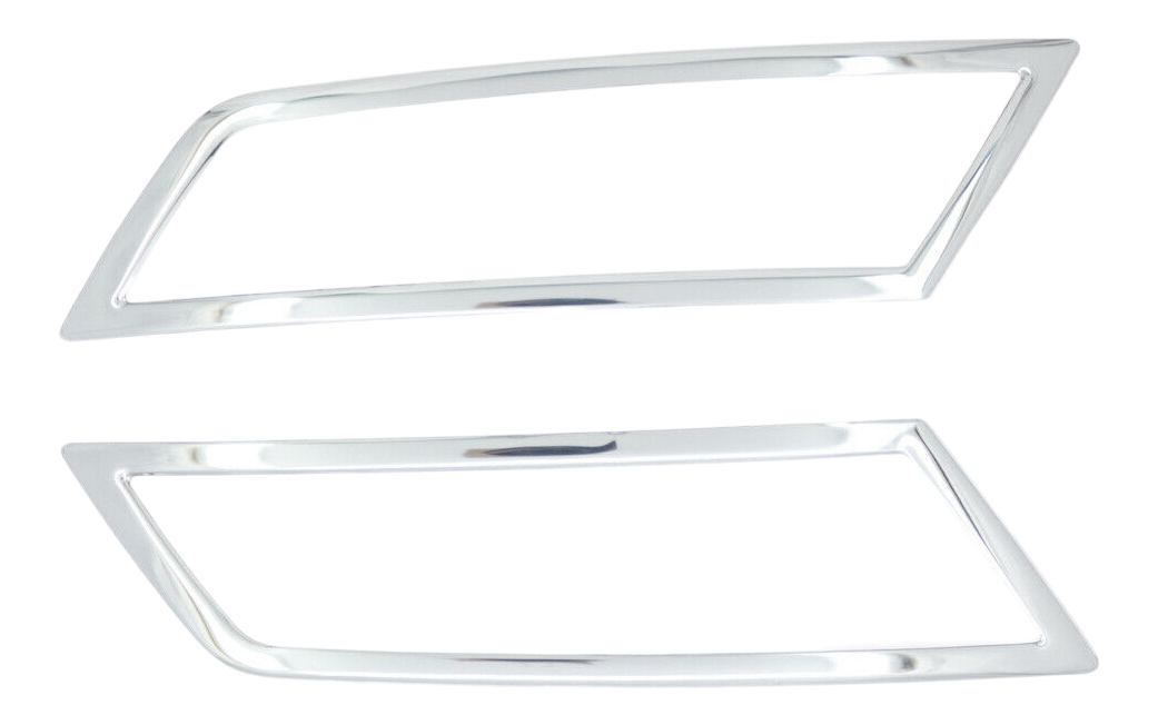 Chrom Edelstahl Rahmen Umrandung Nebelscheinwerfer für Skoda Superb 3V ab 2017-