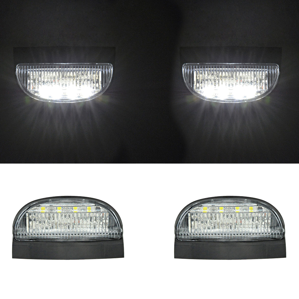 2x UNIVERSAL LED SMD PREMIUM Kennzeichenbeleuchtung Kennzeichen Leuchten CanBus für Anhänger LKW Wohnwagen Oldtimer