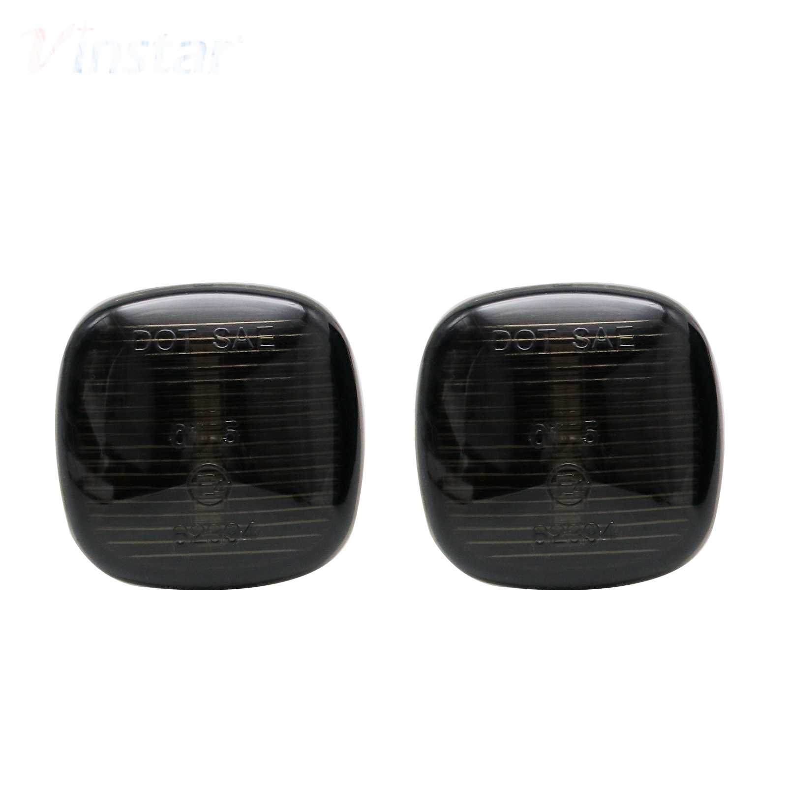 2x LED Seitenblinker Blinker in Schwarz Smoke SET für Skoda Fabia Octavia II 1Z Roomster 5J Superb II 3T