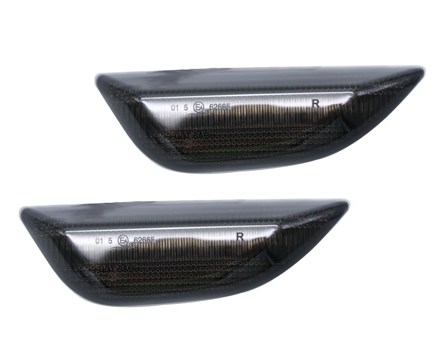 2x LED Seitenblinker Blinker in Schwarz Smoke SET für Opel Mokka / Mokka X / Chevrolet Trax