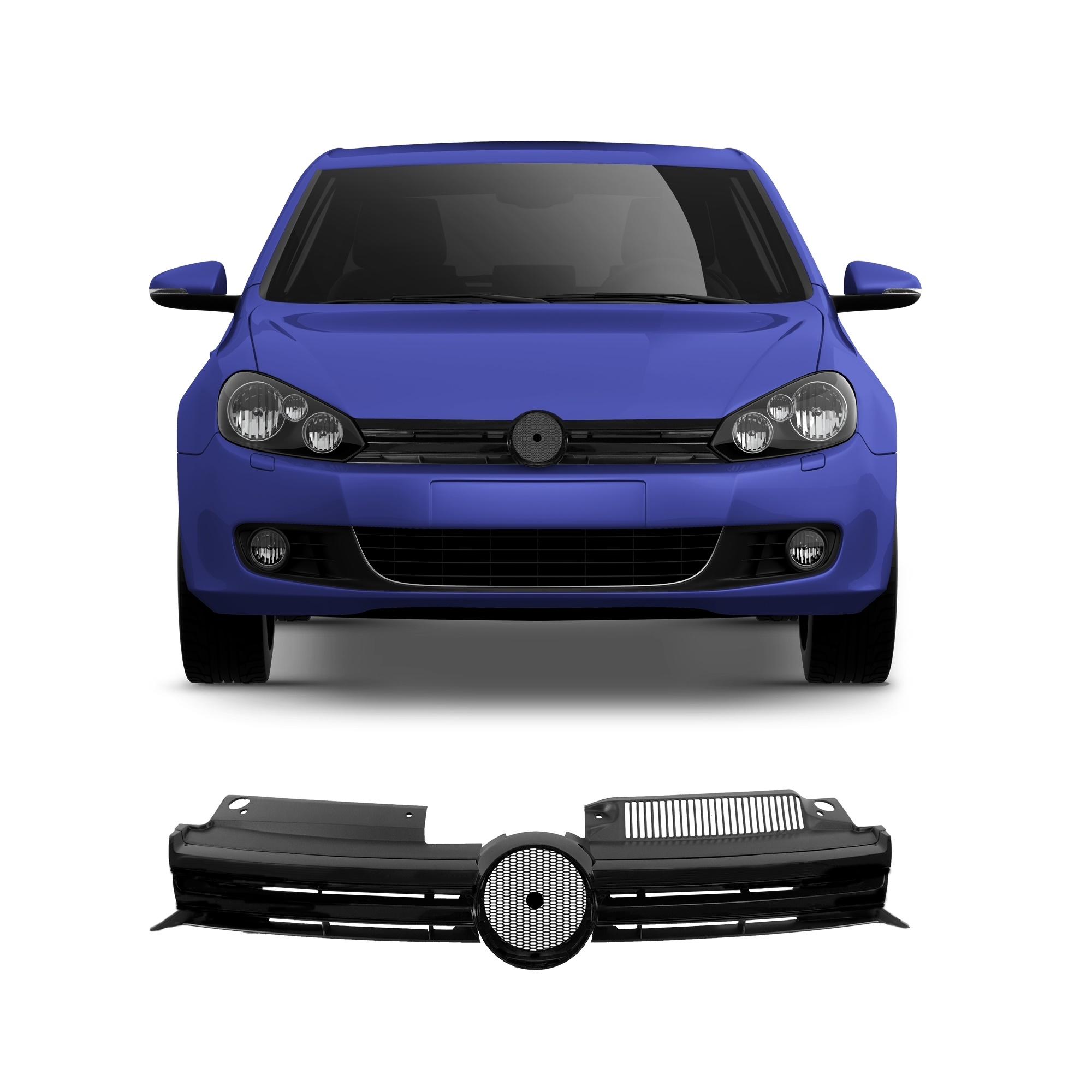 Kühlergrill Sportgrill Grill für VW Golf 6 IV ab 2008-