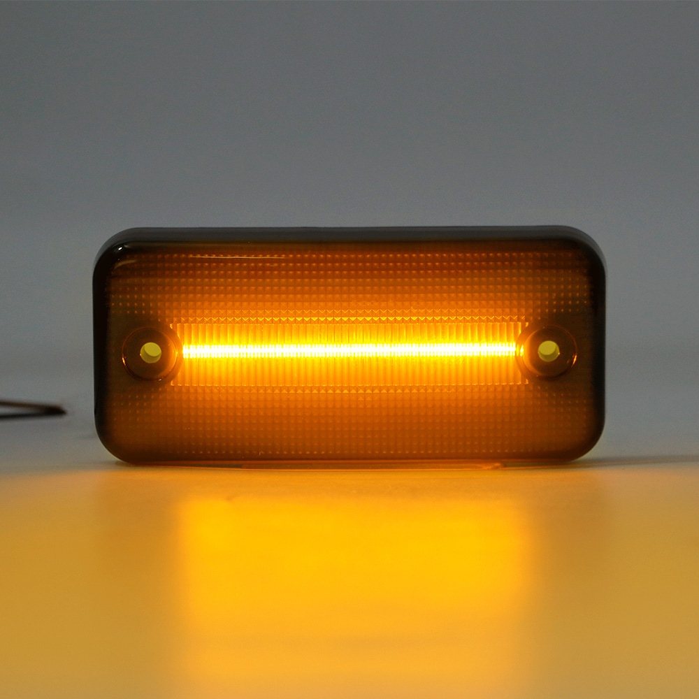 2x LED Seitenmarkierungsleuchten Seitenmarkierungs Leuchten Seitenbegrenzungsleuchten in Schwarz SET für DAF 45 55 65 75 85 95 105 (Modelle ab 1998-)