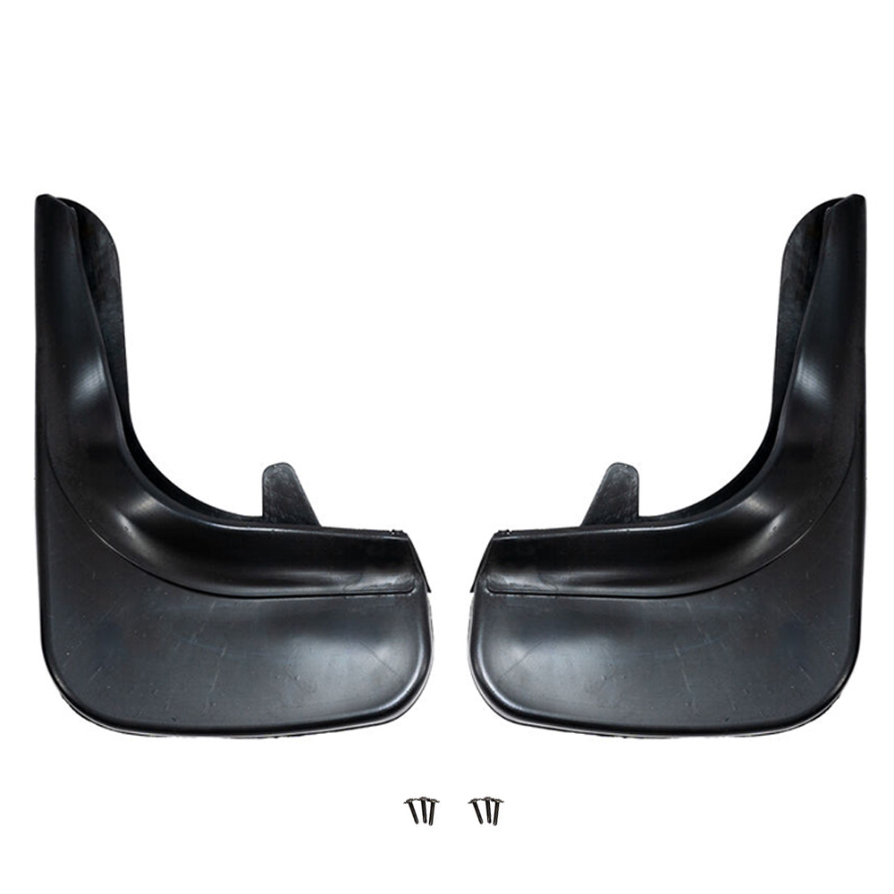 2x Universal Schmutzfänger Set Schwarz Gummi Passform für VORNE