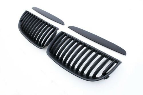 Kühlergrill Sportgrill Grill Gitter in Schwarz Matt für BMW 3er E90 E91 ab 2005-2008
