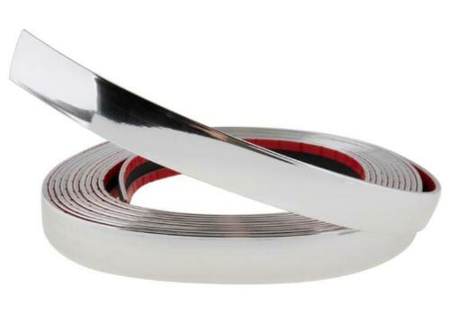 30mm Profi Chrom Stripe Streifen Selbstklebend Aufkleber z.B. für PKW Kühlergrill Zierleisten Dekor Leisten etc.