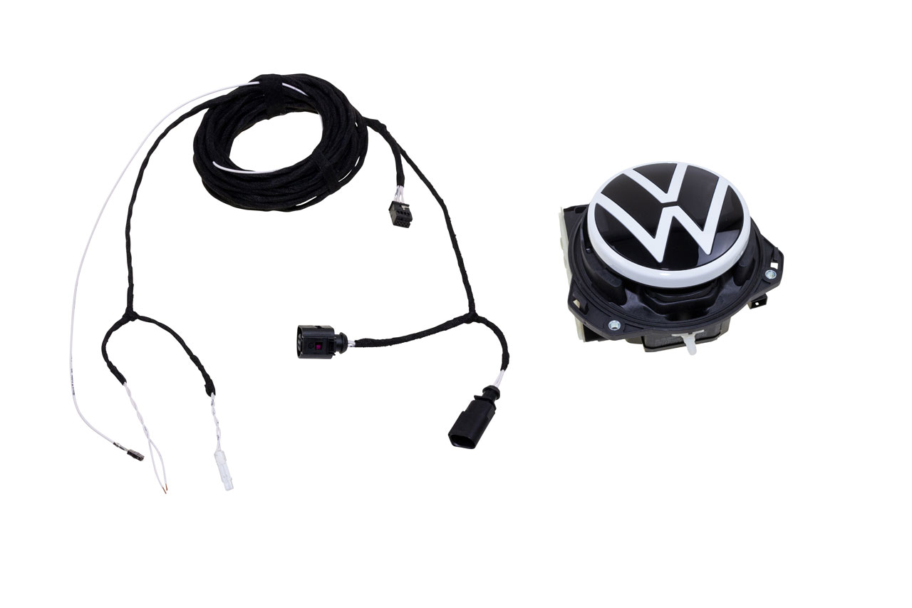Original Kufatec Komplett- Set Nachrüstung Rückfahrkamera + Kabelbaum für VW ID3 (E11)