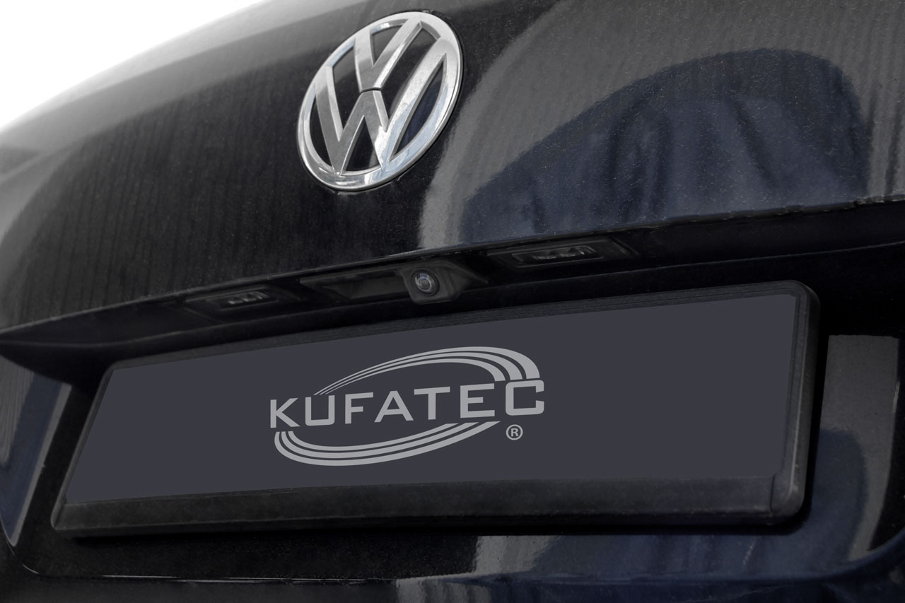 Original Kufatec Komplett- Set Nachrüstung Rückfahrkamera + Kabelbaum für VW Tiguan 5N