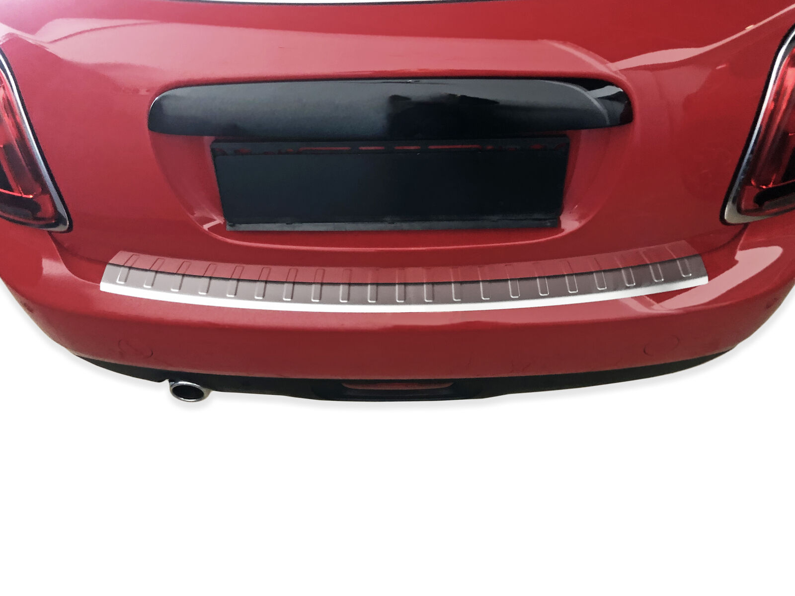 MATT Edelstahl Ladekantenschutz Stoßstange Schutz Abdeckung für Mini F55 F56 F57 ab 2014-