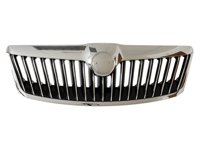 Kühlergrill Grill Gitter Chrom für Skoda Octavia II 1Z ab 2008-2012