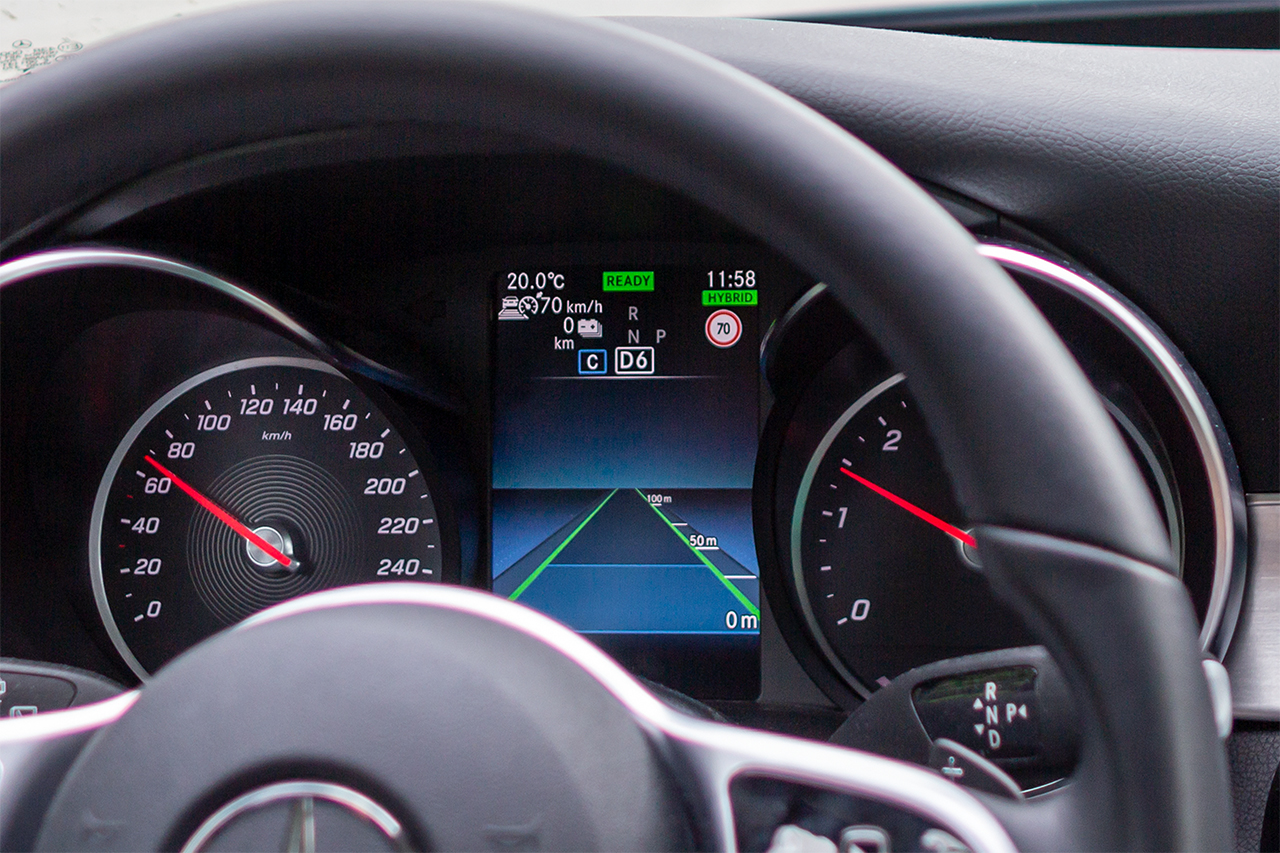 Original Kufatec Kabelsatz Kabelbaum Adapter Nachrüstung Komplettset Aktiver Spurhalte-Assistent Code 243 für Mercedes C-Klasse W205