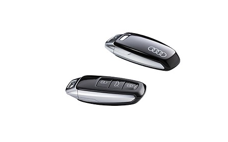 Original Audi Schlüsseltasche / Schlüsselcover Hülle Tasche Schlüssel Key Cover Schwarz für Audi A3 8Y A6 4A C8 A7 4K A8 4N Q8 4M Q4 e-tron F4 Q7 4M e-tron GT GE