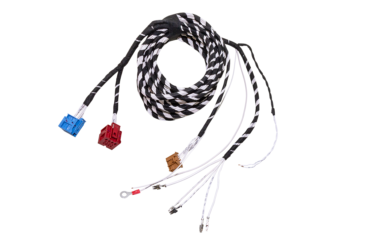 Original Kufatec Kabelsatz Kabelbaum Adapter Kabel schwenkbare Anhängerkupplung AHK - Zentralelektrik für VW Touareg 7P