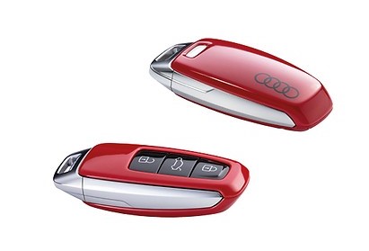 Original Audi Schlüsseltasche / Schlüsselcover Hülle Tasche Schlüssel Key Cover Rot für Audi A3 8Y A6 4A C8 A7 4K A8 4N Q8 4M Q4 e-tron F4 Q7 4M e-tron GT GE