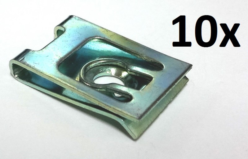 10x Unterfahrschutz Motor Befestigungs Clips N10433701 für Audi A2 8Z A3 8L A4 8E B7 A6 4F C6 A8 D3 TT 8N Q5 8R Q7 4L VW Golf 2 II Passat B2