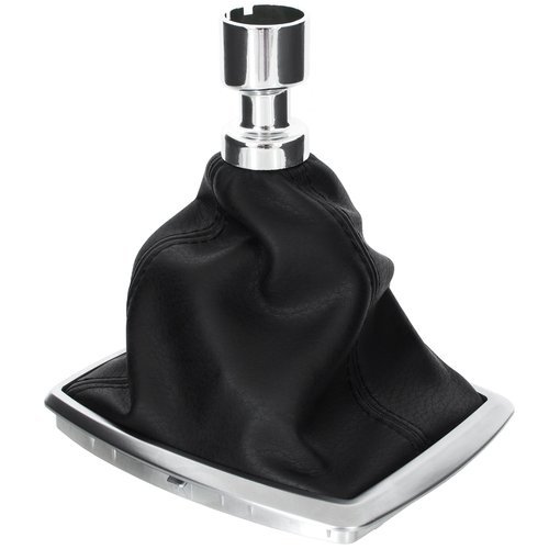 Schaltmanschette Manschette + Rahmen Alu Chrom für Schaltknauf für Ford Kuga I / C-MAX