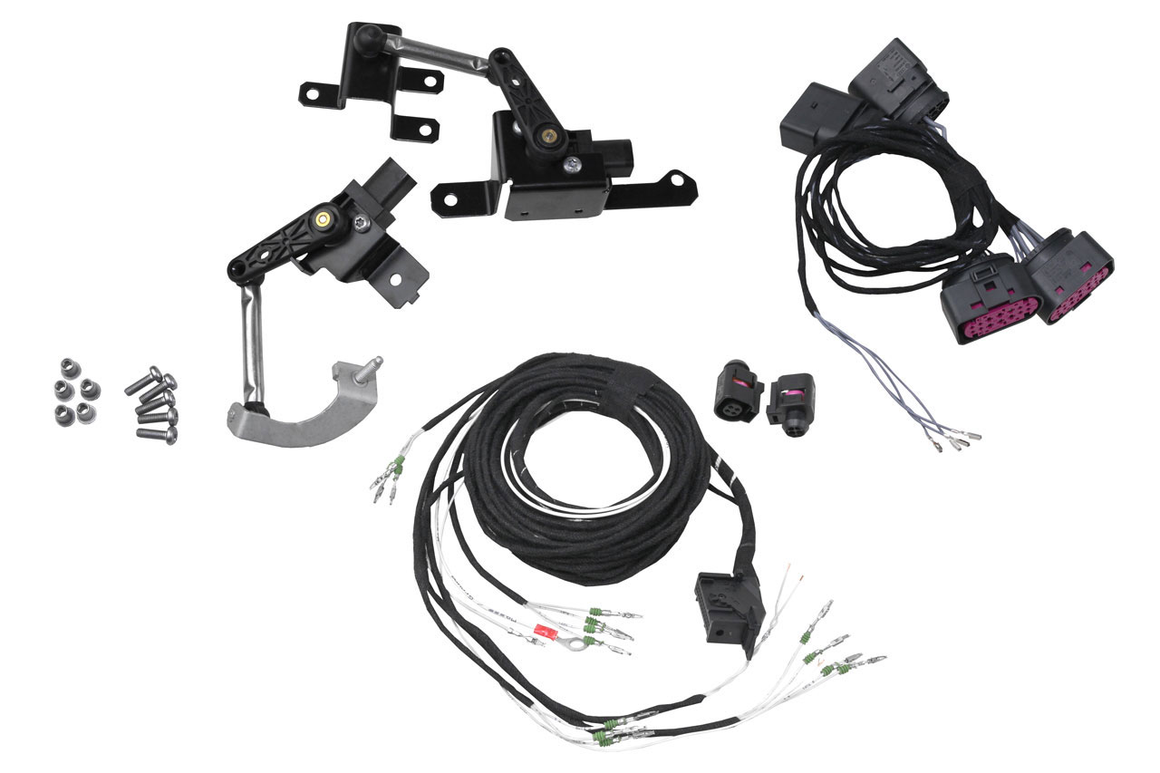 Original Kufatec Kabelsatz Kabelbaum Adapter Kabel aLWR Komplett-Set für VW Golf 4 IV Scheinwerfer ab 08/2002-