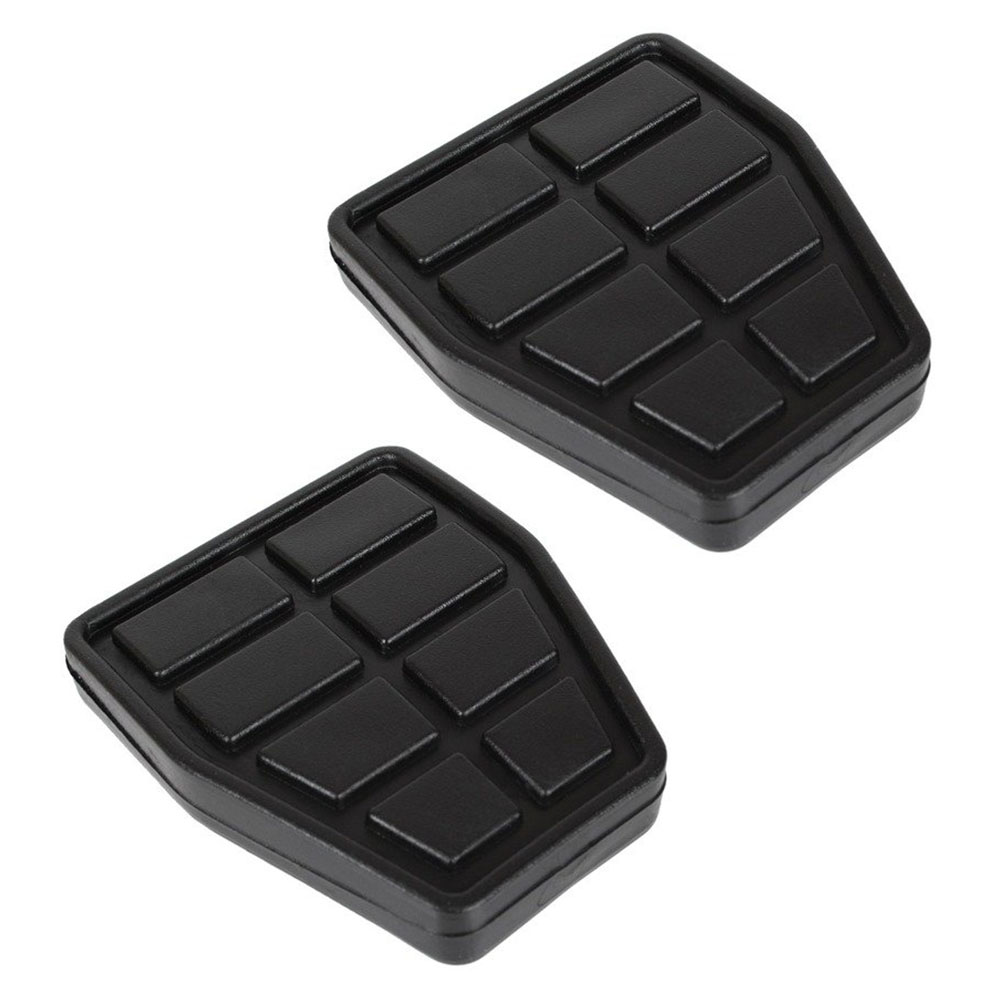 2x Pedale Pedalkappen Gummi Abdeckung BREMSE + KUPPLUNG für VW Golf 2 3 II III Jetta Lupo Passat B2 B3 B4 35i Polo 86C 6N Sharan 7M Vento T4 IV