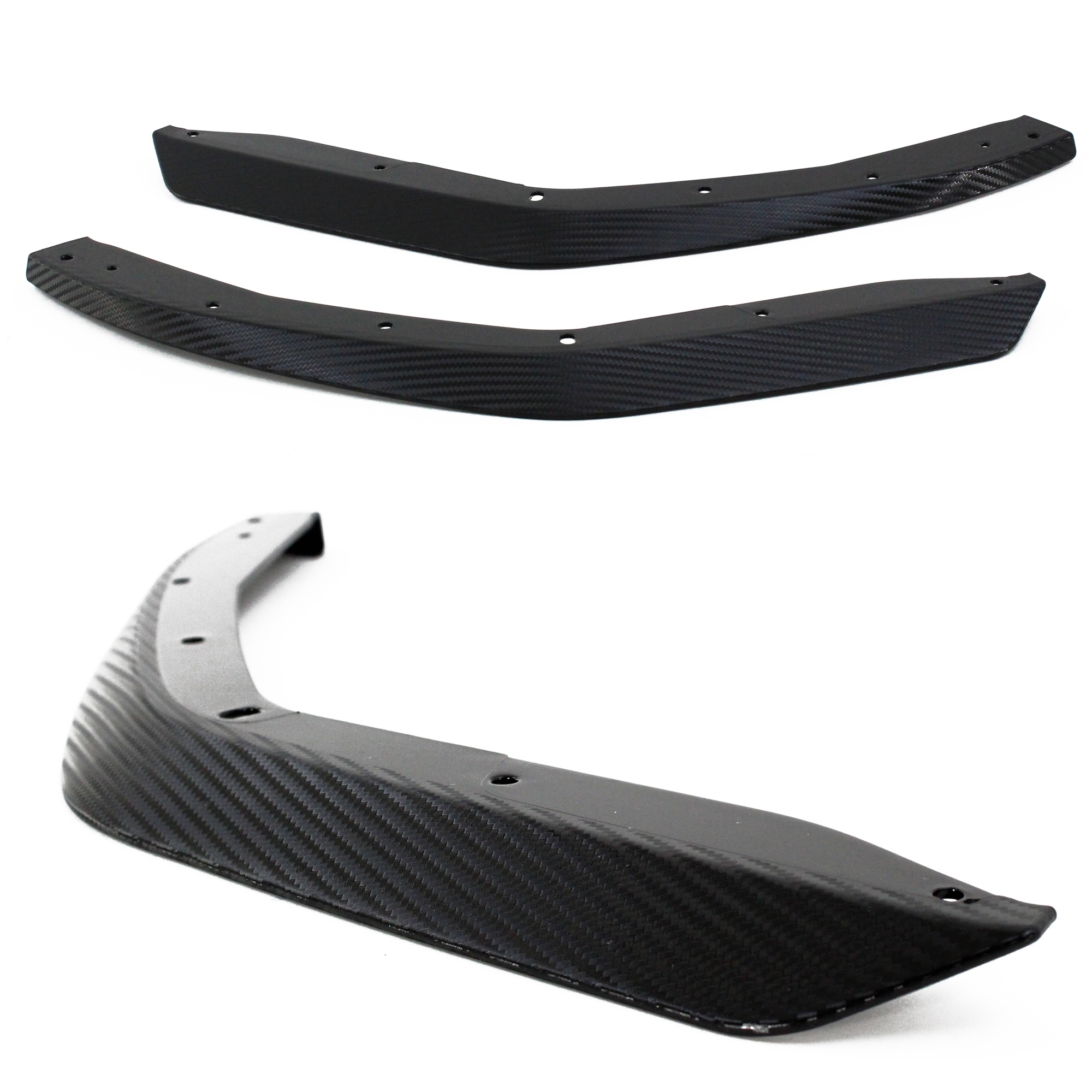 Sport Front Splitter Lip Flaps Performance CARBON LOOK für BMW 3er G20 ab 2019- (nur für M-Paket)