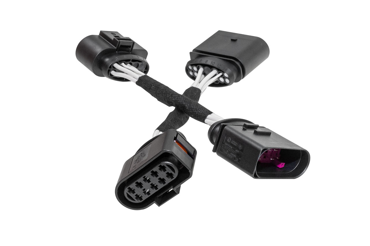 Original Kufatec Adapter Set für den einfachen Austausch der Xenon Scheinwerfer in die günstigeren Halogen Scheinwerfer für VW Passat B7