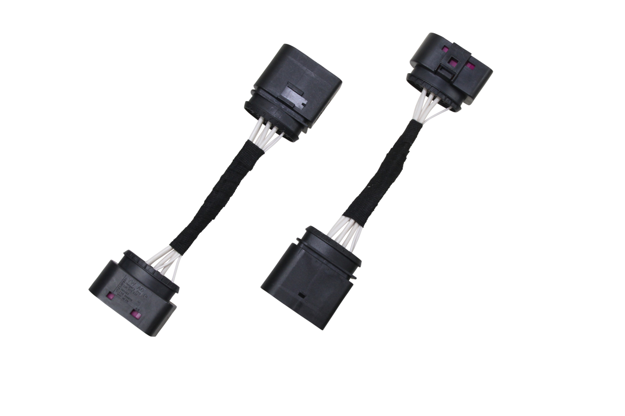 Original Kufatec Adapter Set für den einfachen Austausch der Xenon Scheinwerfer in die günstigeren Halogen Scheinwerfer für VW Touareg 7L