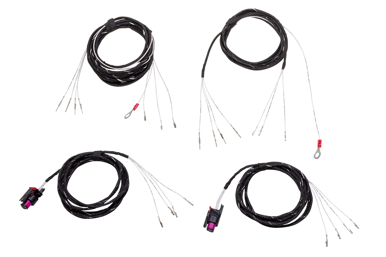 Original Kufatec Kabelsatz Kabelbaum Adapter Kabel Komfortschlüssel Kessy Erweiterung Fondtüren für VW Golf 7 VII T-Roc A11