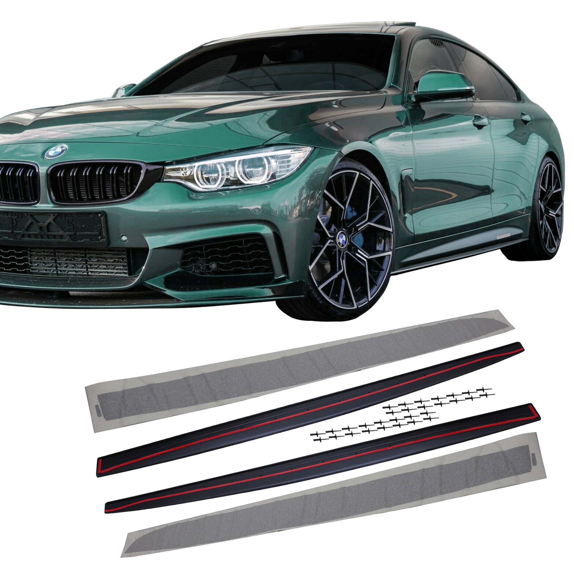 Seitenschweller Schweller Sport Look SET für BMW F32 / F33 / F36 ab 2011-2019