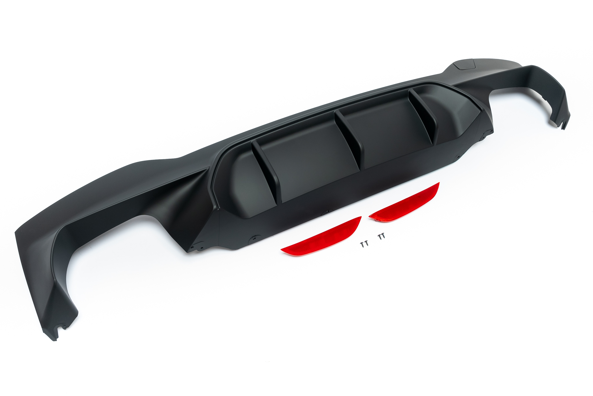 Heckdiffusor Diffusor Stoßstange Hinten Sport Look für BMW 5er G30 G31 ab 2017- mit M-Paket