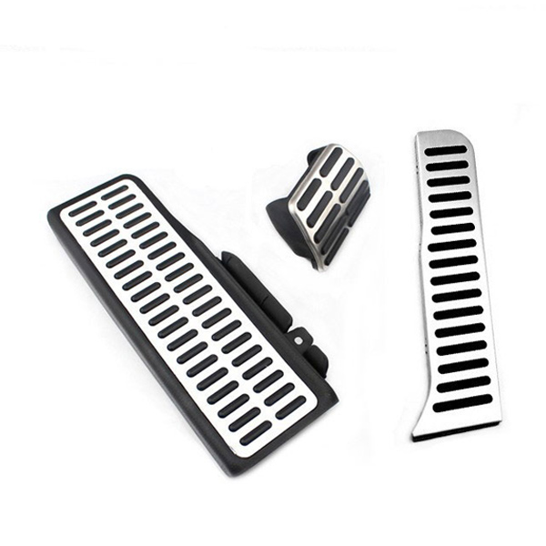 Sport Pedale + Fußstütze (Automatik) in Schwarz / Silber für VW Jetta III IV Scirocco III Tiguan 5N