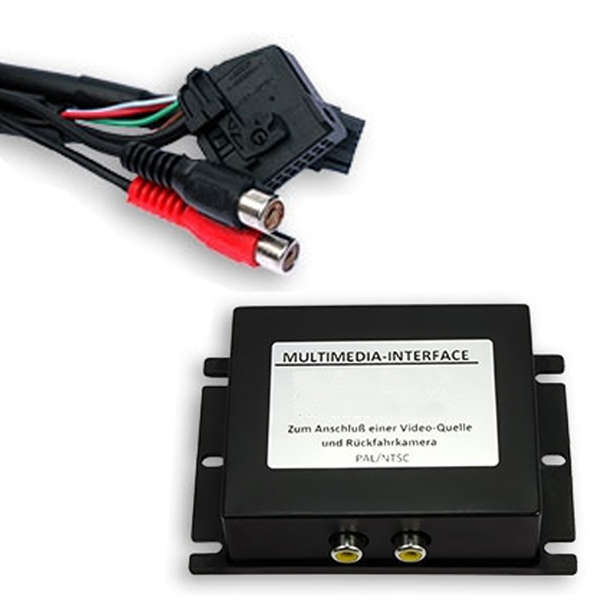 Multimedia Interface für VW MFD2 / RNS2 / Skoda Nexus inklusive Eingang für Rückfahrkamera