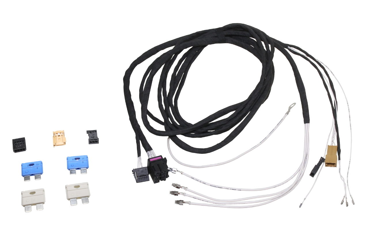 Original Kufatec Adapter Kabel Kabelbaum Anhängerkupplung Steckdose (wenn keine AHK Vorbereitung vorhanden ist) für VW T6.1 SH ab 2020-