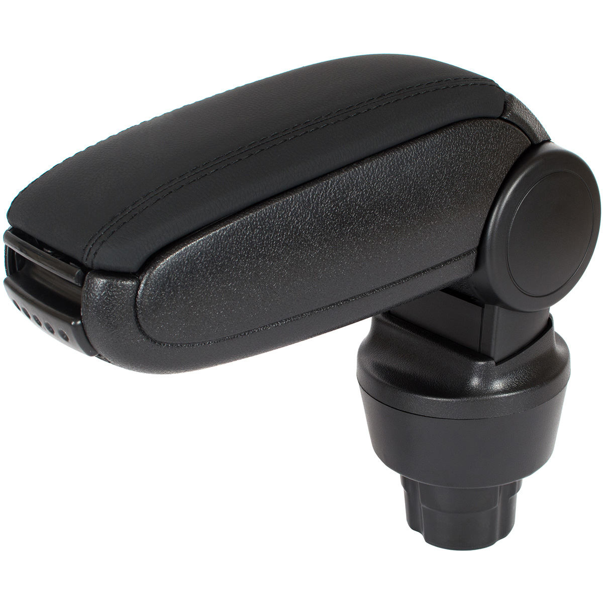 KOMPLETT-SET Mittelarmlehne Armlehne Leder Bezug Schwarz zum einfachen Nachrüsten für Mini R50 R53 01-06 / R52 04-07