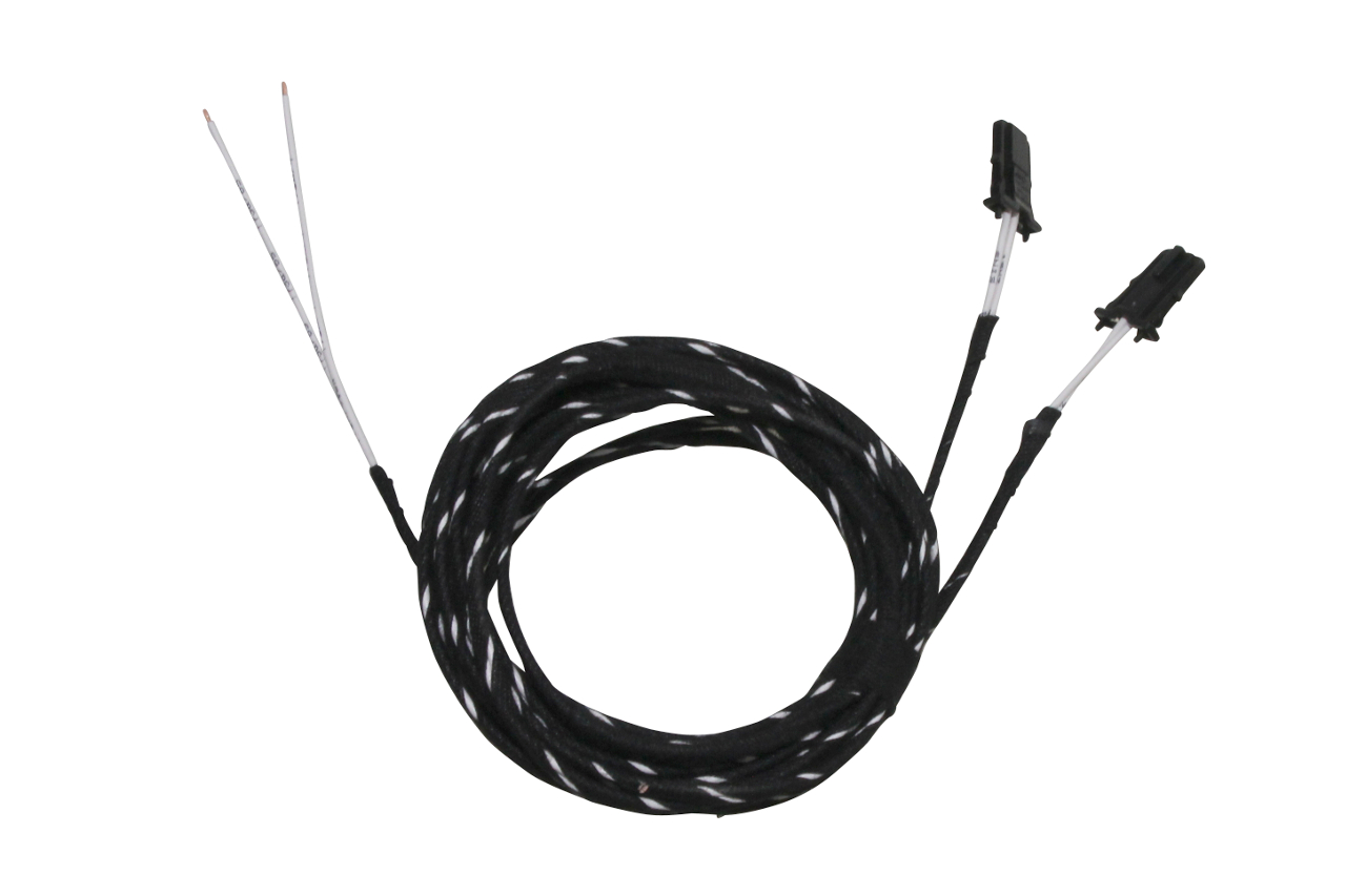 Original Kufatec Kabelsatz Kabelbaum Adapter Kabel Einstiegsleuchten hinten für VW T5 7E / T6 SG (2x Schiebetüre vorhanden)