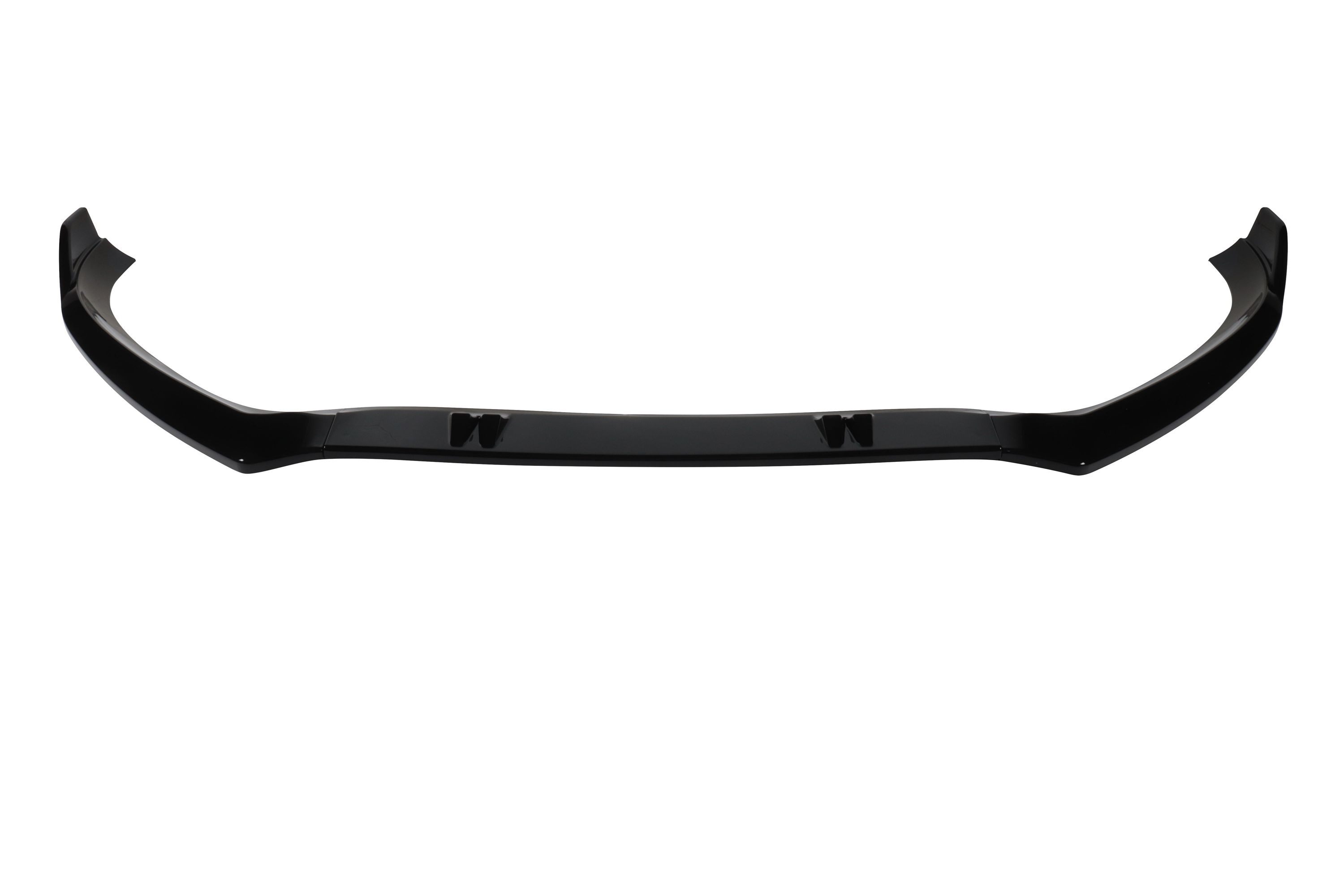 Frontspoiler Spoiler Lippe Stoßstange in Schwarz Glanz für Audi A4 B8 8K mit Standard Stoßstange (Facelift Modell 2013-2016)