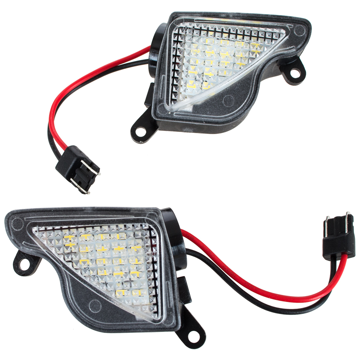 2x LED PREMIUM Umfeldbeleuchtung Spiegel Leuchten SMD für Skoda Octavia II III 1Z 5E Superb II 3T