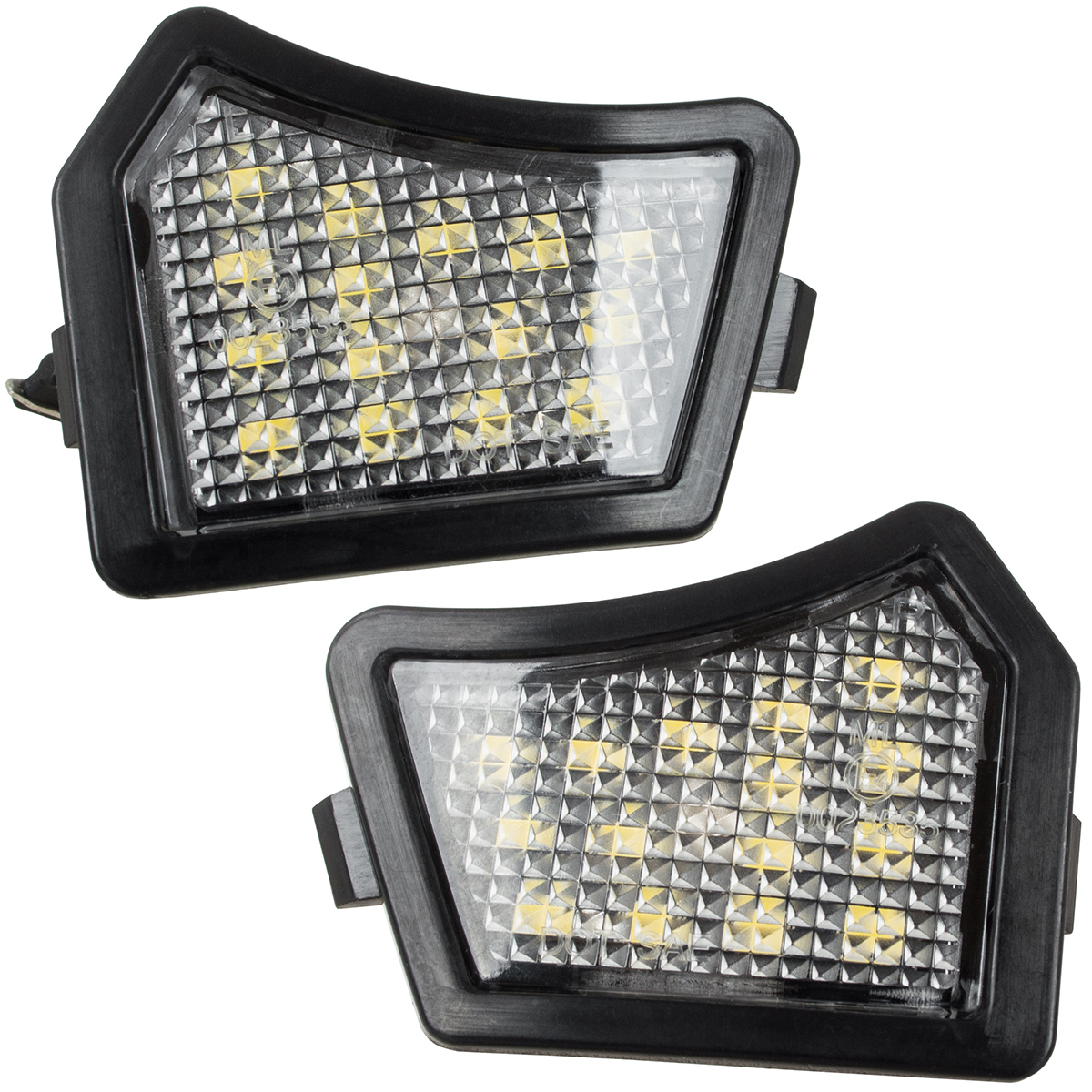 2x LED PREMIUM Umfeldbeleuchtung Spiegel Leuchten SMD für Volvo C30 C70 S40 S60 S80 V40 V50 V60 V70 XC70 XC90