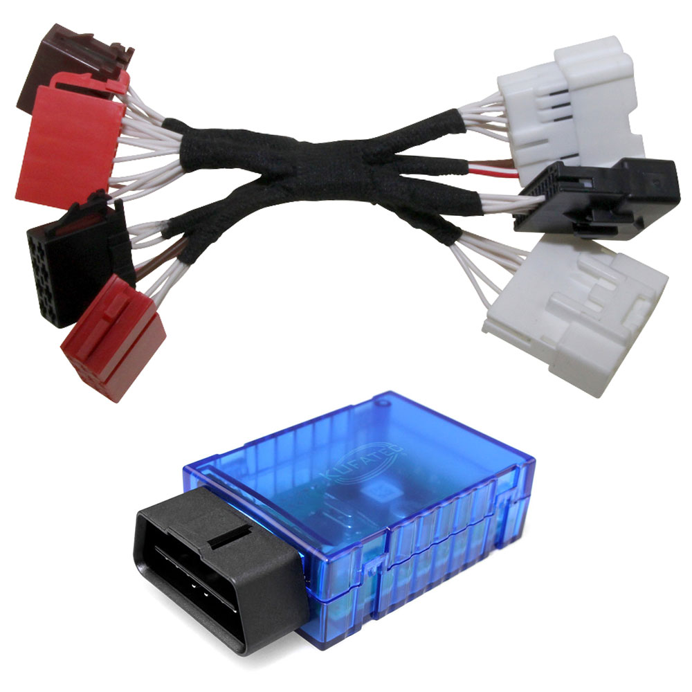 Original Kufatec Adapter Kabel Umrüst-Set Kabelbaum + Codierdongle Media System auf Media System Connect für Smart forfour 453