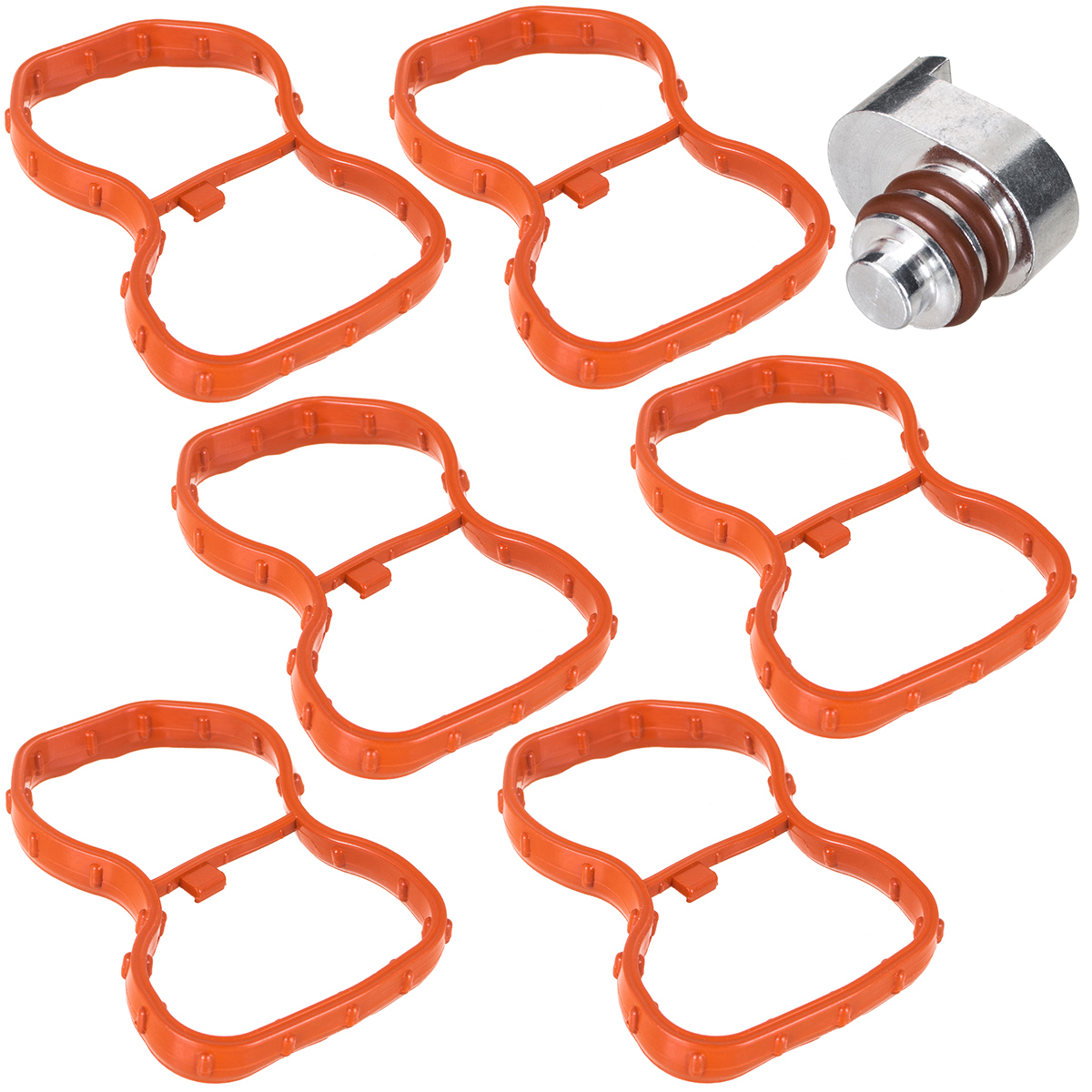 Drallklappen Verschlussstopfen + Krümmerdichtung Ansaugkrümmerdichtung Motor N57N N57X N57Z für BMW F30 F31 F34 F22 F33 F36 F07 F10 F11 F06 F12 F13 F01 F02 F03