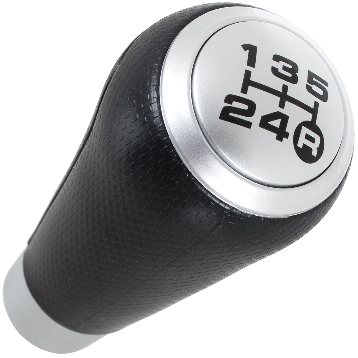 Schaltknauf Knauf Silber Schwarz 5-Gang für Honda Civic VII 00-05