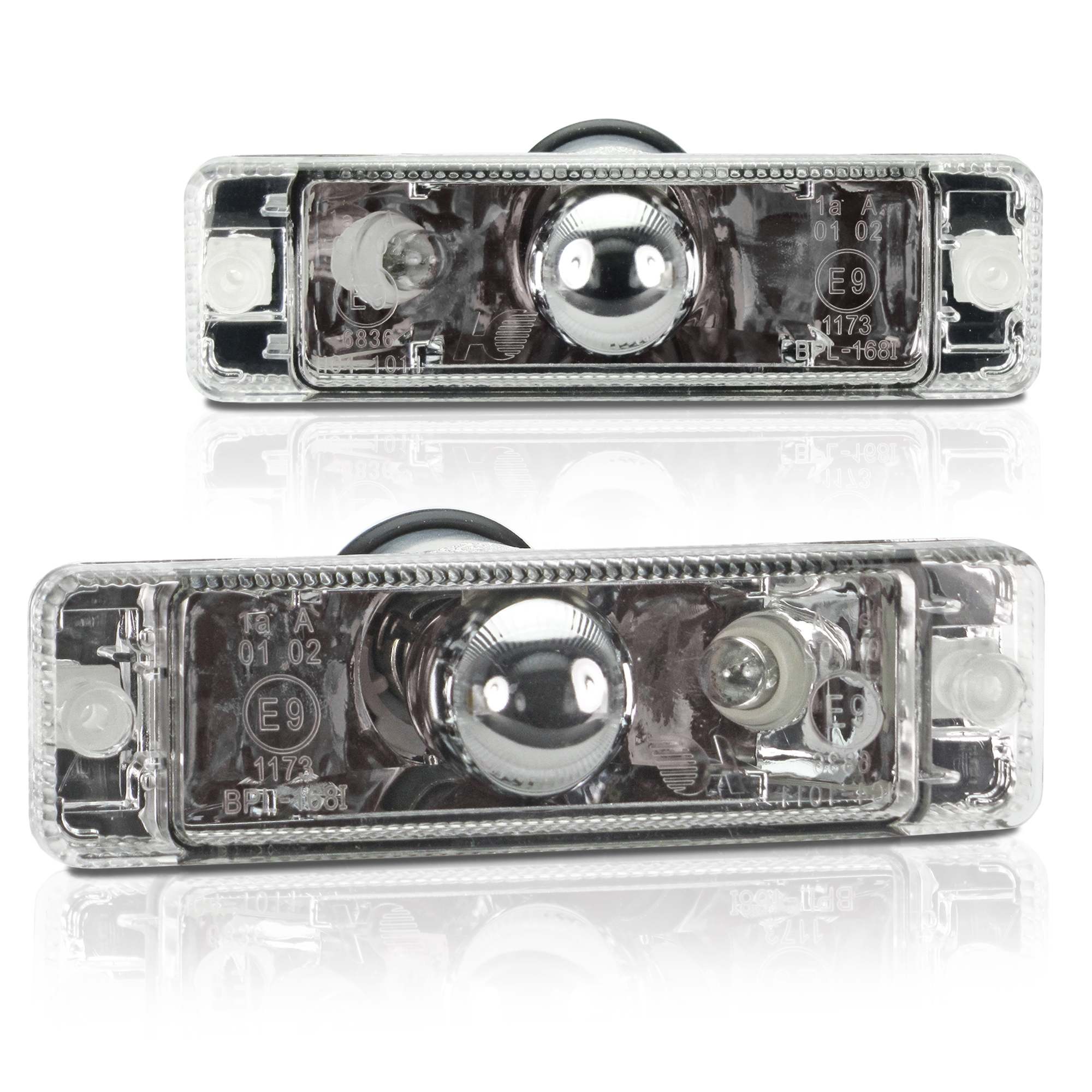 Frontblinker Blinker Klarglas mit Standlichtfunktion für VW Golf 1 / Golf 2 II bis 07/1989 Jetta Polo 86C