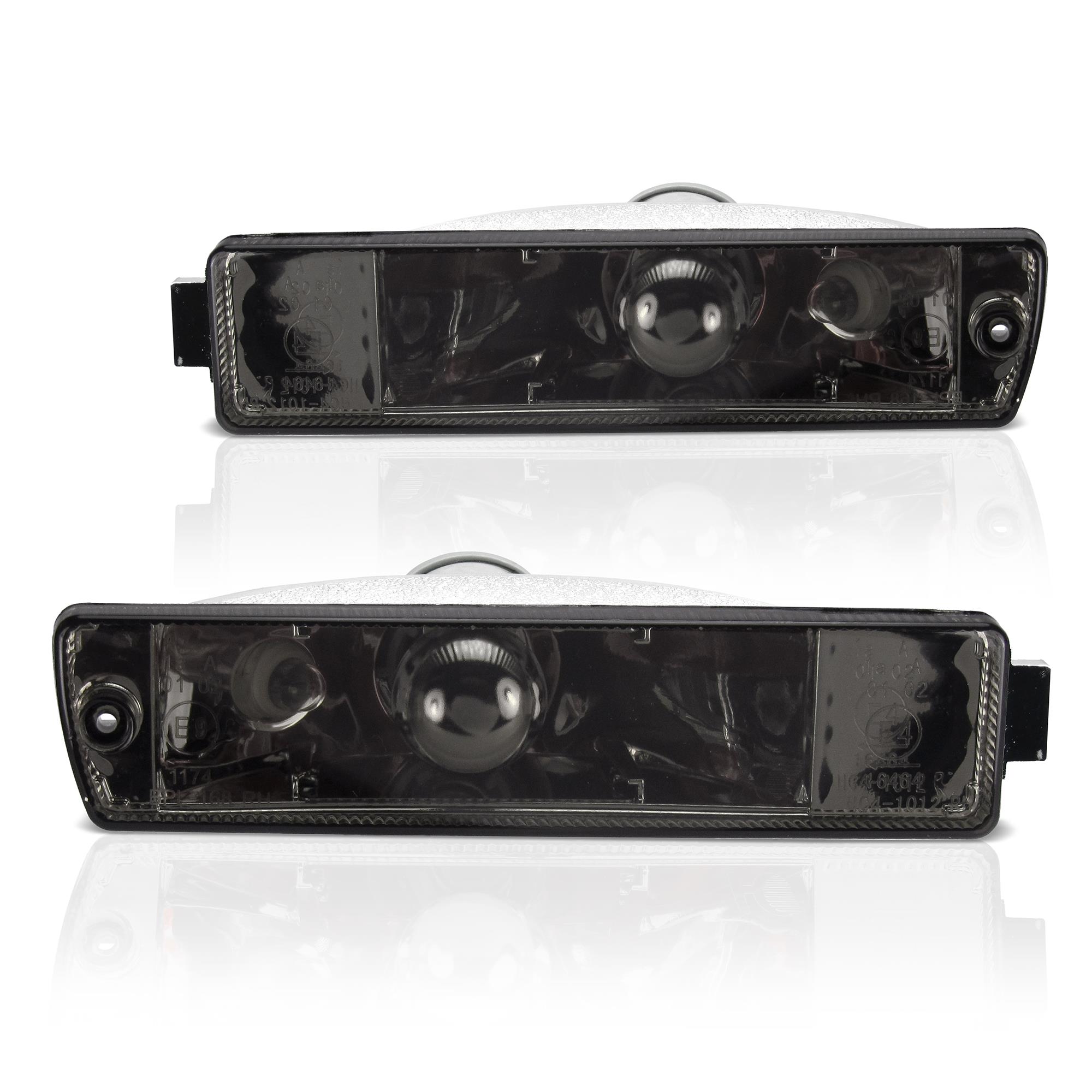 Frontblinker Blinker Klarglas SCHWARZ mit Standlichtfunktion für VW Golf 2 Baujahr 09/1989-12/1992