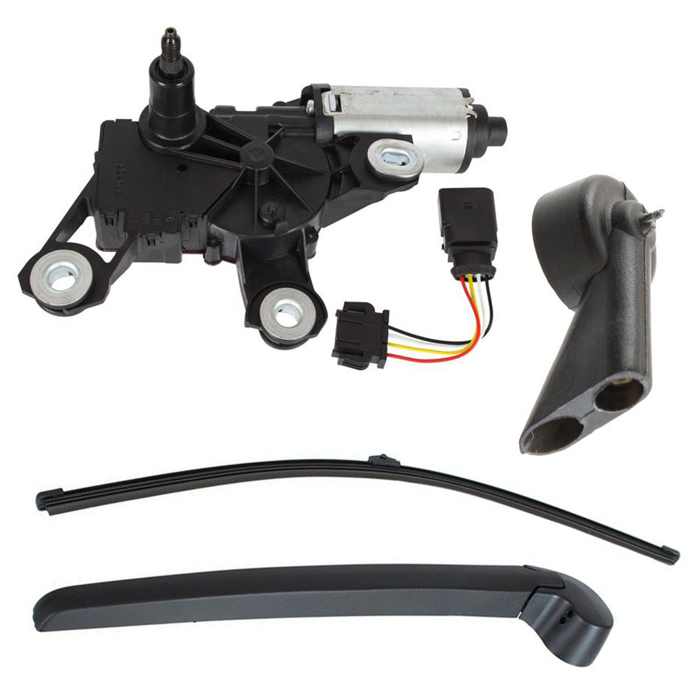 Heckscheibenwischer Heckwischer Motor Scheibenwischer Spritzdüse KOMPLETT SET 4G9955711 8E9955985 für Audi A6 4G C7 ab 2011-2018