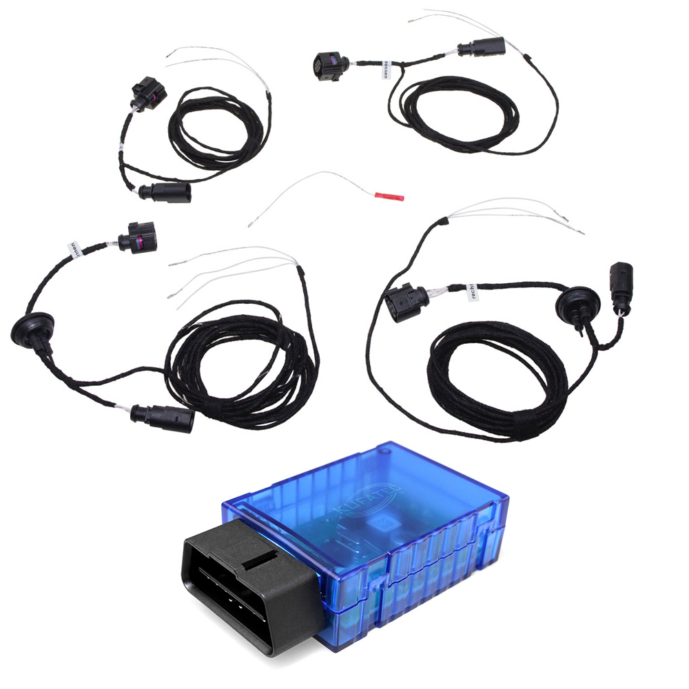 Original Kufatec Kabel Adapter + Codier Dongle LED Rückleuchten Heckleuchten mit dynamischen Blinker sowie dynamischer Lichtinszenierung für Audi A6 4A C8