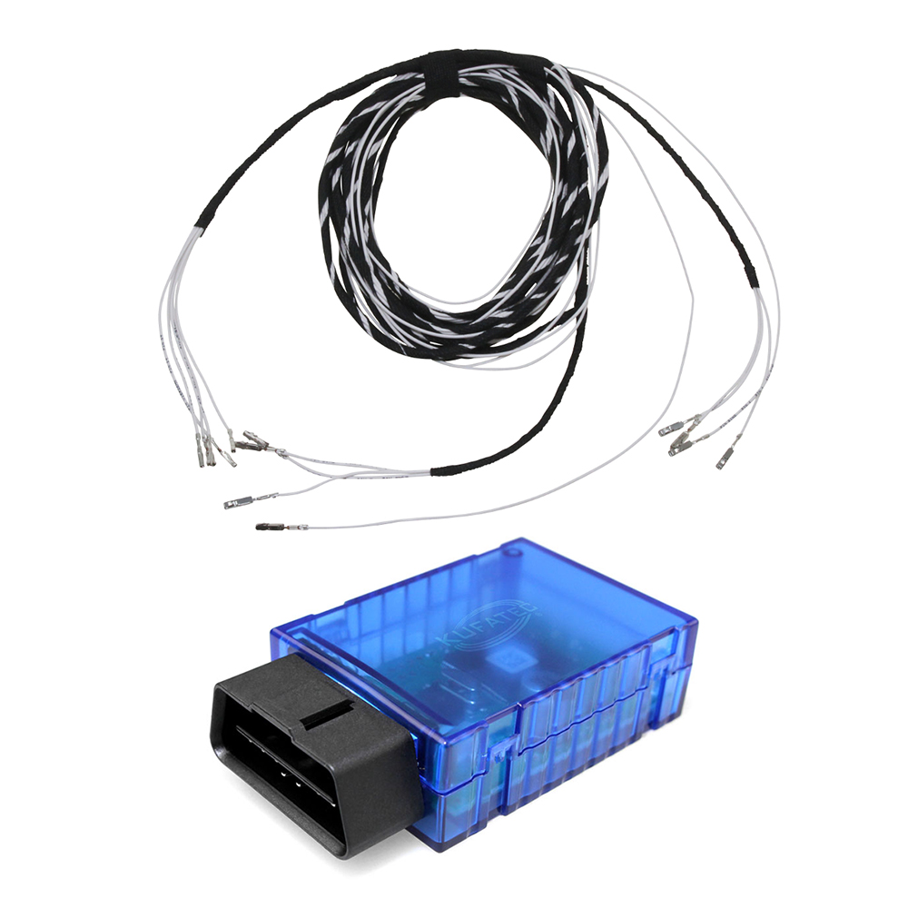 Original Kufatec Kabel Adapter + Codier Dongle LED Rückleuchten Heckleuchten mit dynamischen Blinker für VW Touareg CR