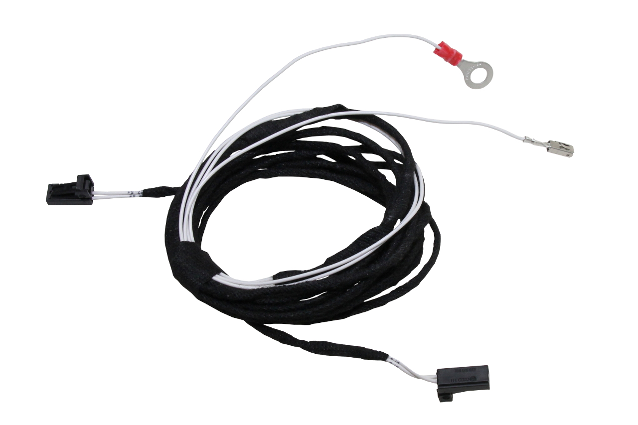 Original Kufatec Kabelsatz Kabelbaum Adapter Kabel Nachrüstung Fußraumbeleuchtung für Audi A1 8X