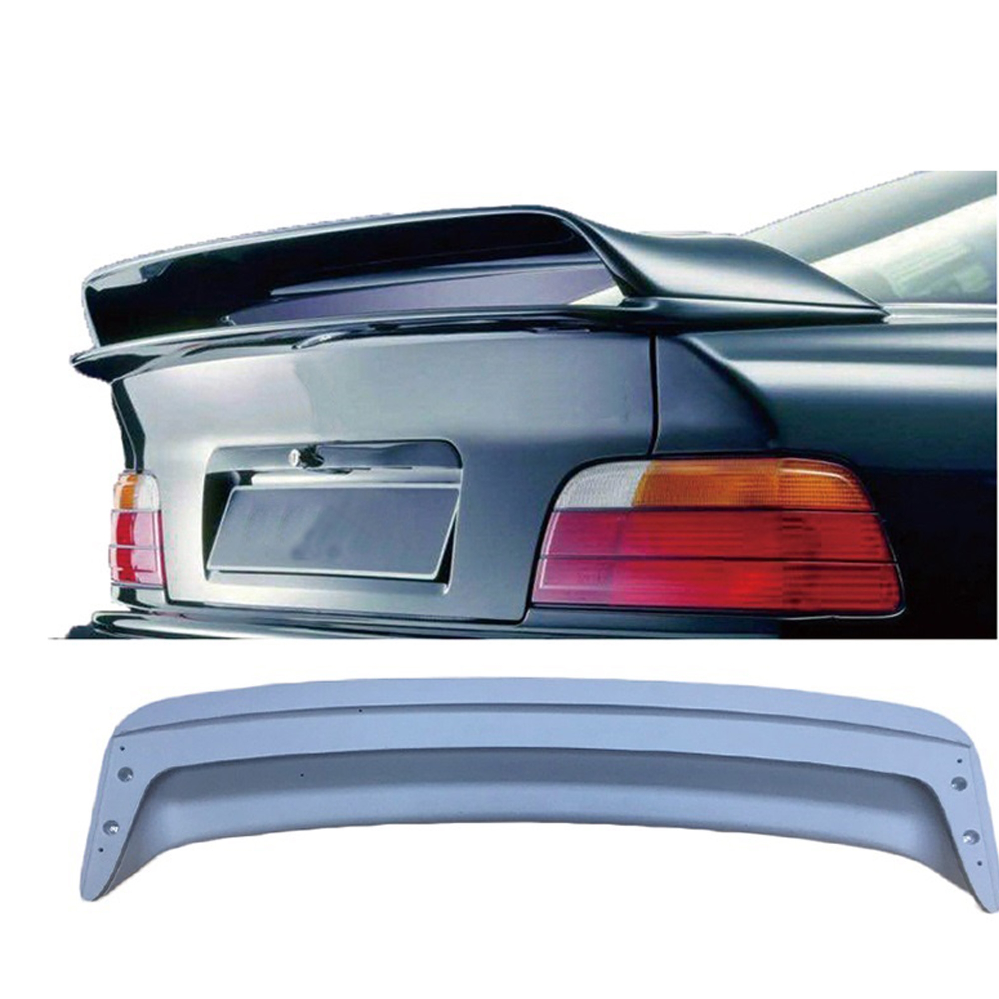 Kofferraumspoiler / Heckspoiler Lippe Spoilerlippe Spoiler für BMW 3er E36