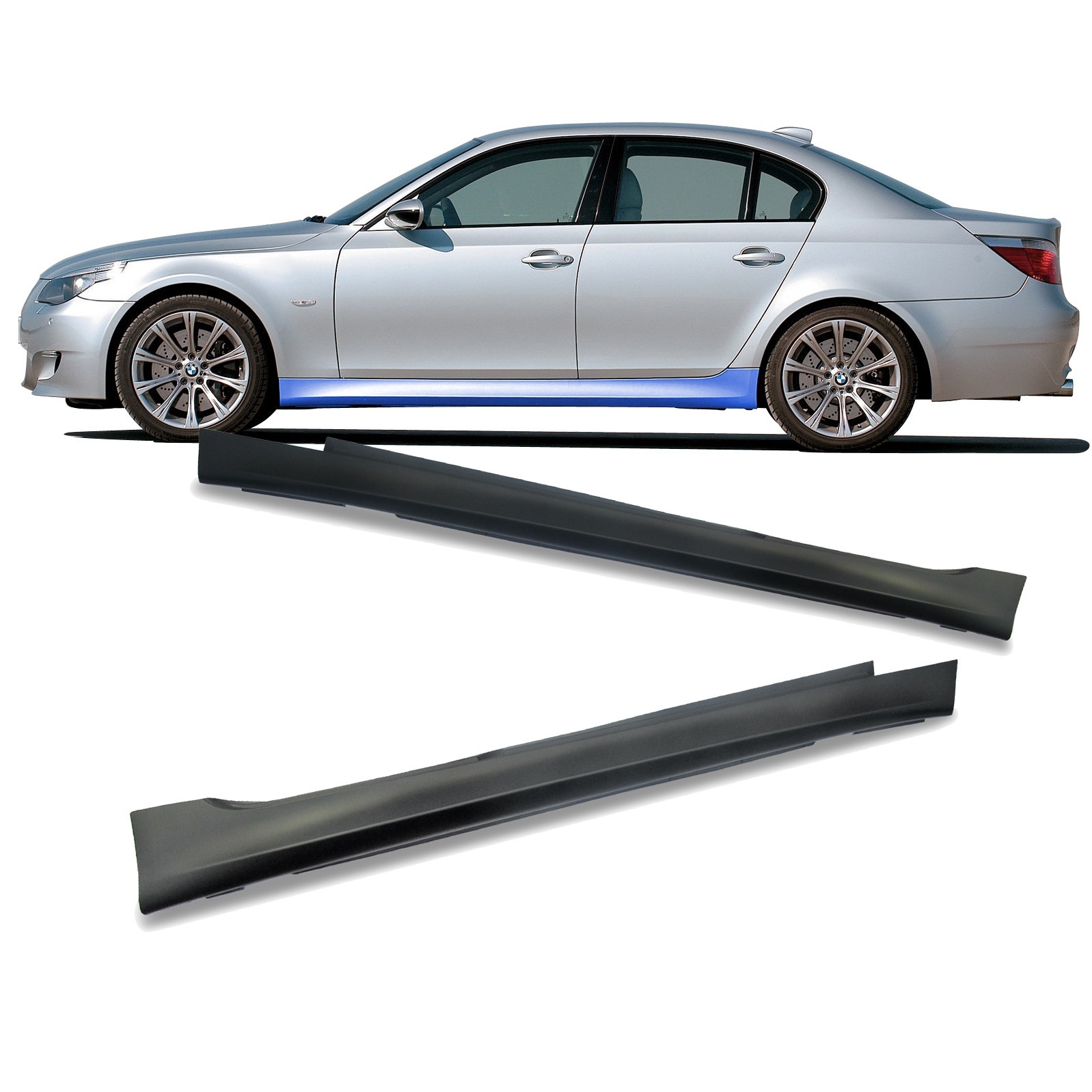 Seitenschweller Schweller Sport Look SET für BMW 5er E60 Limo und E61 Touring ab 2003-2010