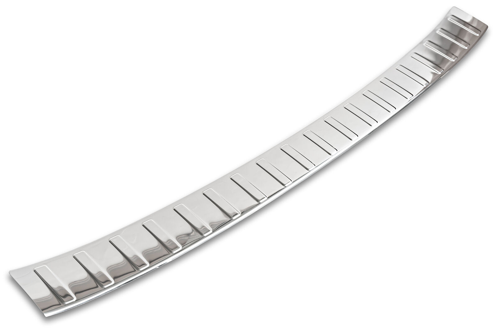 Edelstahl Ladekantenschutz Chrom Stoßstange Schutz Abdeckung mit Abkantung für MINI Countrymann F60 ab 2016-