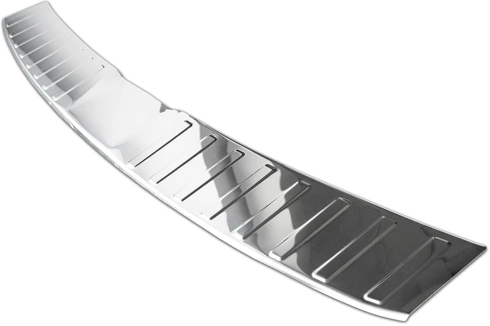 Edelstahl Ladekantenschutz Chrom Stoßstange Schutz Abdeckung mit Abkantung für Opel Mokka B ab 2021-