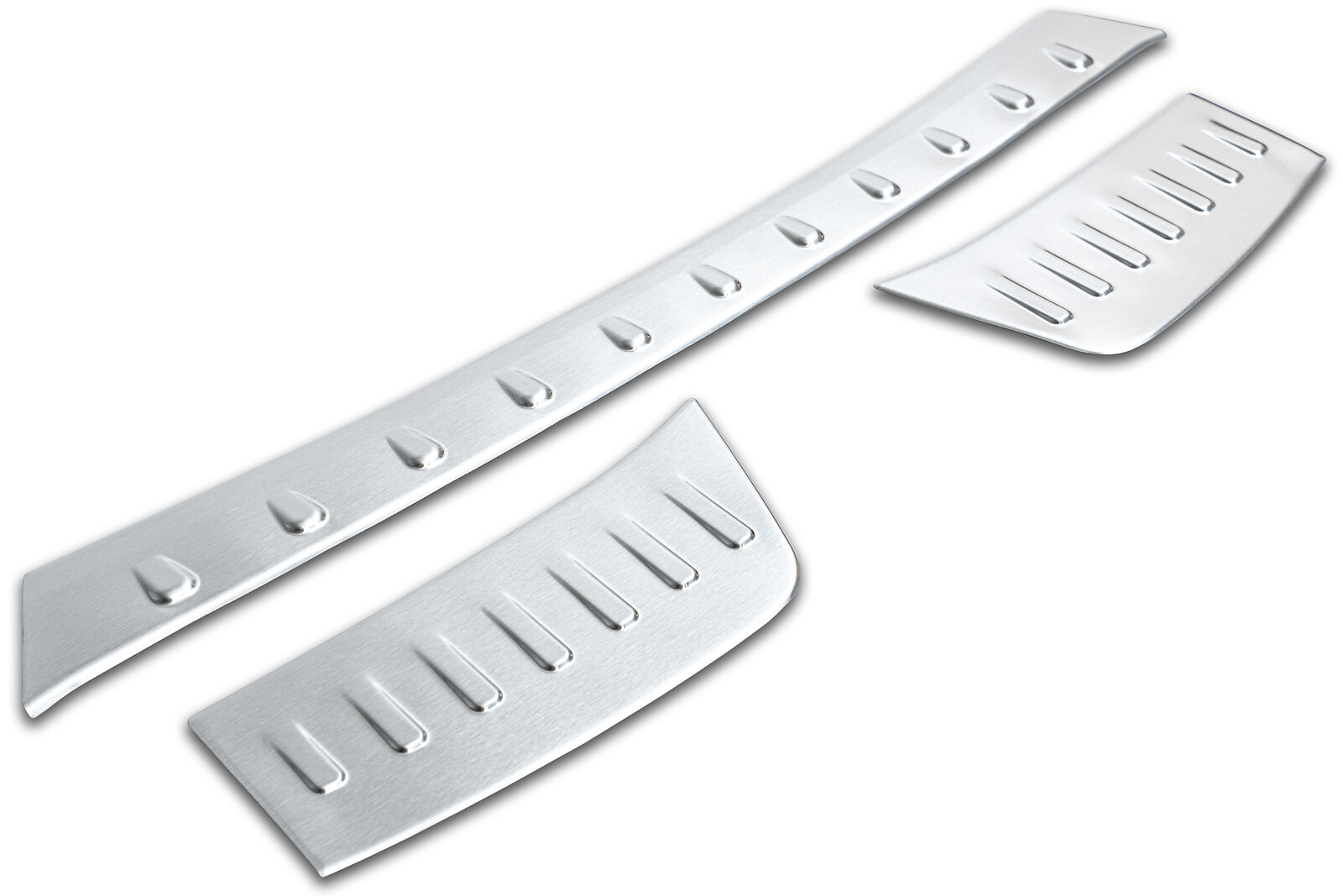 MATT Edelstahl Ladekantenschutz Stoßstange Schutz Abdeckung für Opel Grandland X ab 2017-