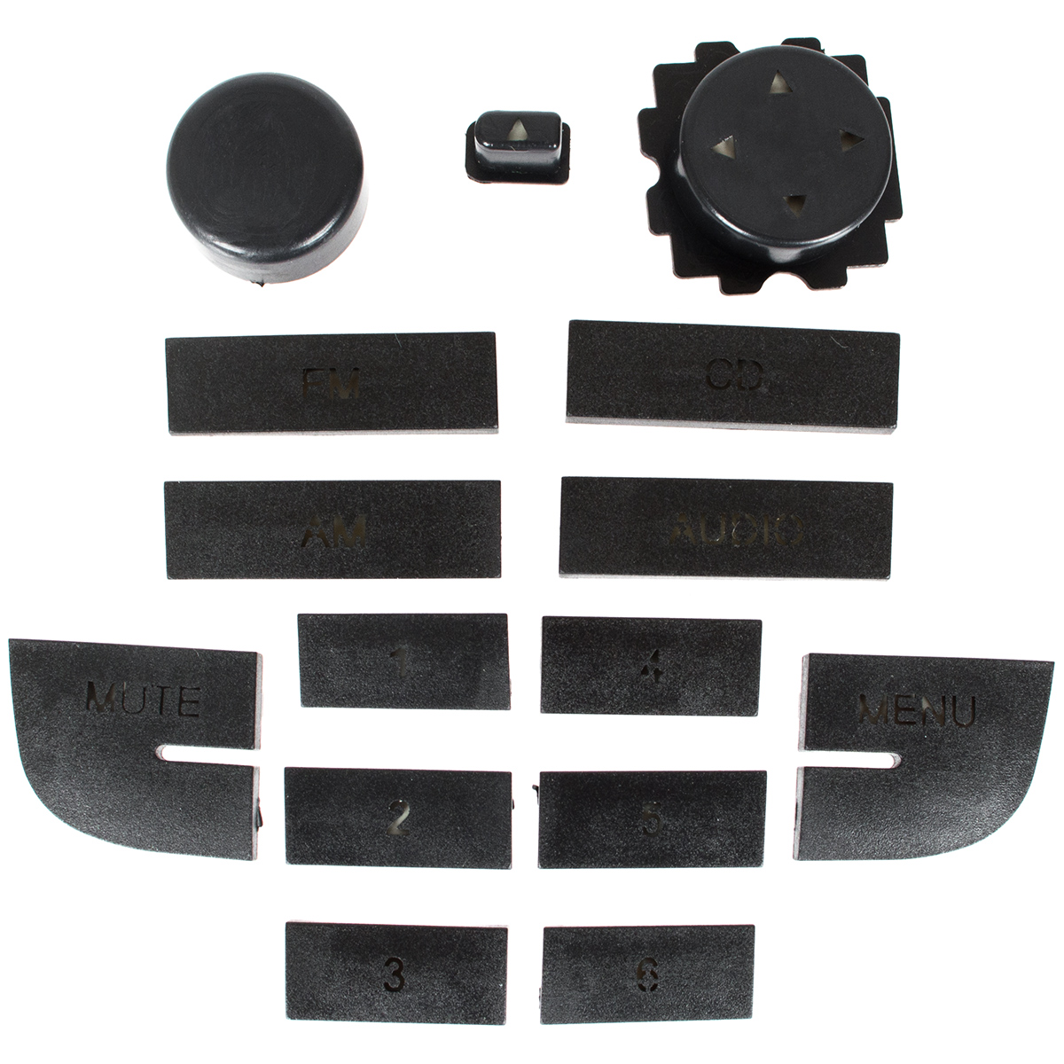 15 Teilig Innenraum Radio Schalter Abdeckung Set für Radio Blaupunkt CD/MP3 für Fiat Grande Punto 199 Fiorino Linea Qubo